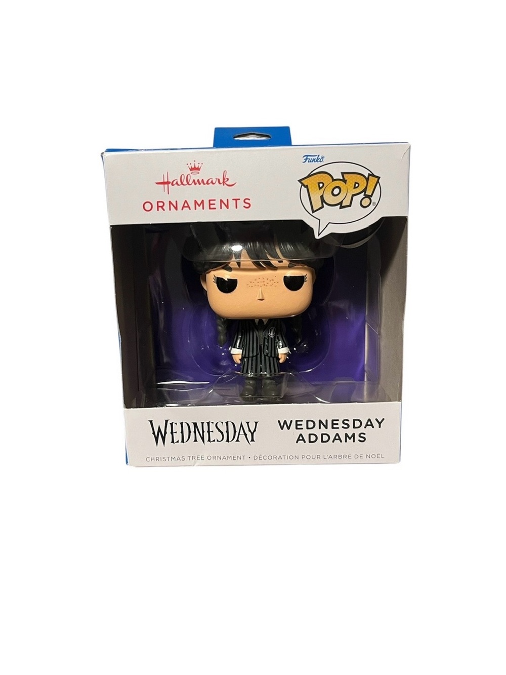 Funko Wednesday Addams Pop! Ornament - Black and Purple